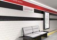 Madrid Metro Borgona Brillo 7,5x15-3