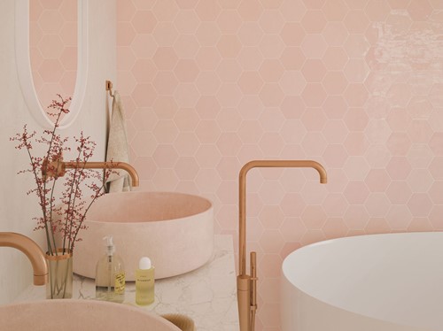 Zellige Hexa Pink 10,8x12,4-3