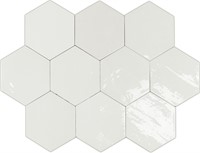 Zellige Hexa White 10,8x12,4-2