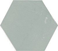 Zellige Hexa Aqua 10,8x12,4