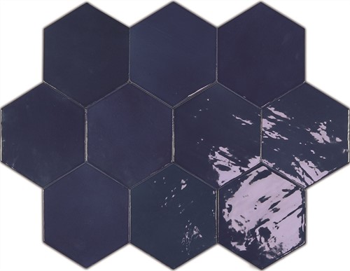 Zellige Hexa Cobalt 10,8x12,4-2