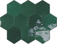 Zellige Hexa Emerald 10,8x12,4-2