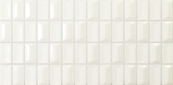 3D Bars Diamond Quartz Gloss 12,5x25