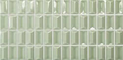 3D Bars Diamond Jade Gloss 12,5x25