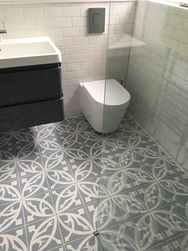 La Madeleine Zelie Bleu 20x20-3