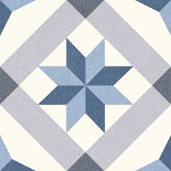 Riviera Menton Blue 25x25