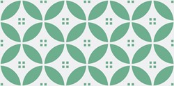 Rivoli Décor Blanco Remes Oliva 10x20