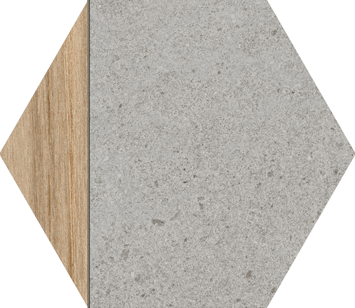 Seine Hexágono Ligard Gris 23,6x26,6