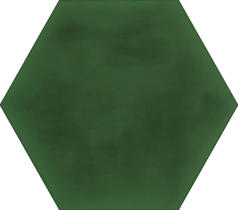 Hexagono Figuli Green 15x17