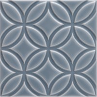 Neri Liso Botanical Storm Blue 15x15