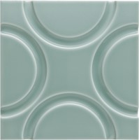 Neri Liso Geo Sea Green 15x15