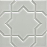 Neri Liso Star 15x15 Silver Mist