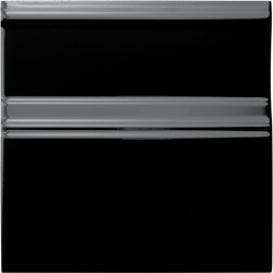 Neri Rodapie Clasico 15x15 Negro