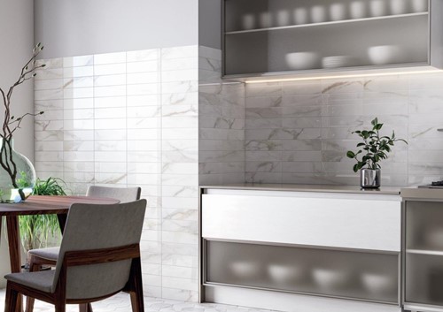 Marble Line Hexagono Diamond Gold Brillo 15x17-3