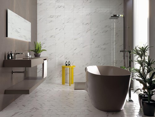 Marble Line Hexagono Ducale Brillo 15x17-3