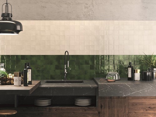 Zellige Classique Olive 10x10-2