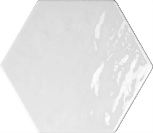 Monochroom Hexagon Wit Brillo 16x18 HW1601 € 69,95 m²