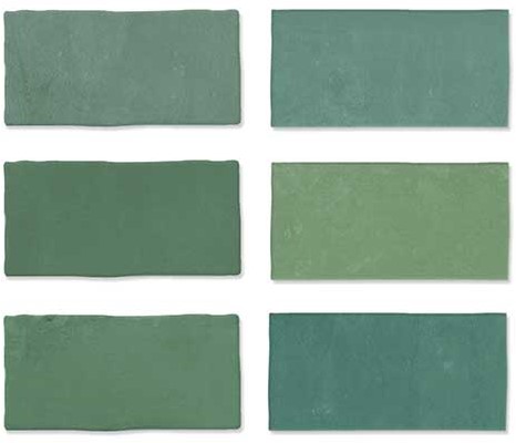 Fez Emerald Matt 6,2x12,5-2