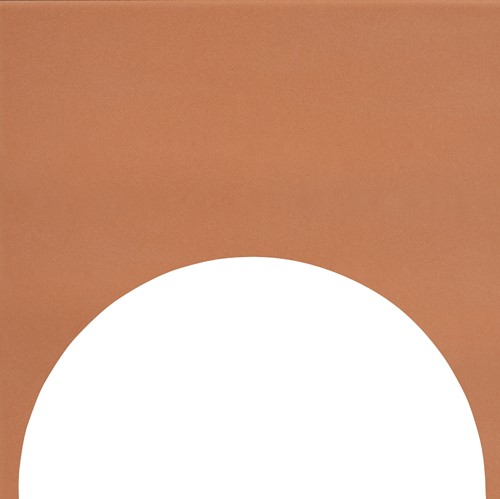 Färgblock Decoro Cirkel-Out Arancio Matt 15x15 set van 12