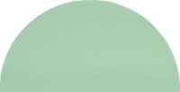 Färgblock Decoro Cirkel-In Menta Matt 6,5x13,5 set van 12