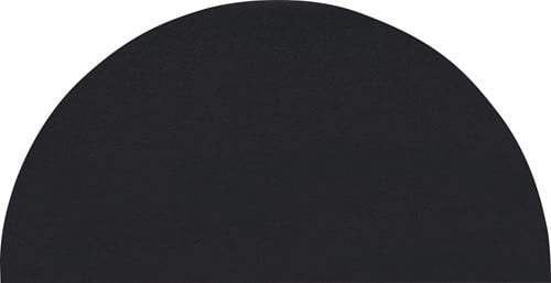 Färgblock Decoro Cirkel-In Nero Matt 6,5x13,5 set van 12