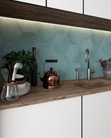 Hex25 Gaudi Lux Aqua 25x22-2