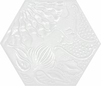 Hex25 Gaudi Lux White 25x22