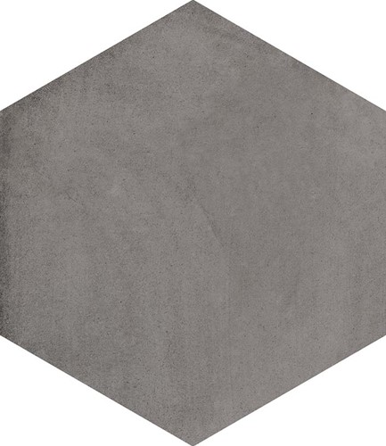 Laverton Hexágono Bampton Grafito 23x26,6