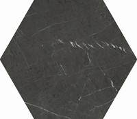Marble Line Hexagono Marquina Mate 15x17-2