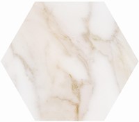 Marble Line Hexagono Diamond Gold Brillo 15x17