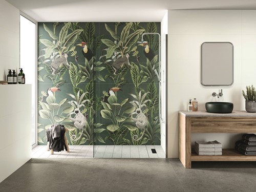 Silk Décor Set(3) ABC Toucan Green 40x120-2