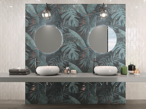 Silk Décor Set(2) Lost Paradise Green 40x120-2