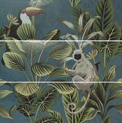 Silk Décor Set(3) DEF Toucan Blue 40x120