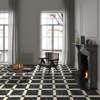 Marmorea Nero Marquinia Ret. 10x60-3