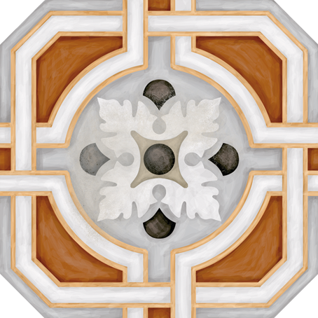 Vodevil Octogon Zimer Multi. 20x20