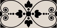 Rivoli Décor Blanco Rosiers Negro 10x20